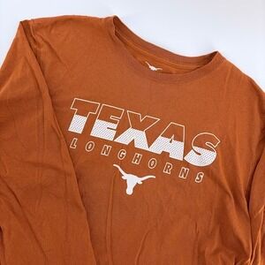 Texas Longhorns Long Sleeve Shirt Mens Large Burnt Orange  Apparel We Are Texas